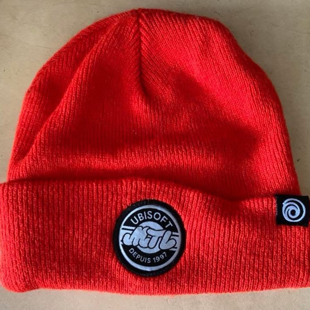 Ubisoft MTL red beanie